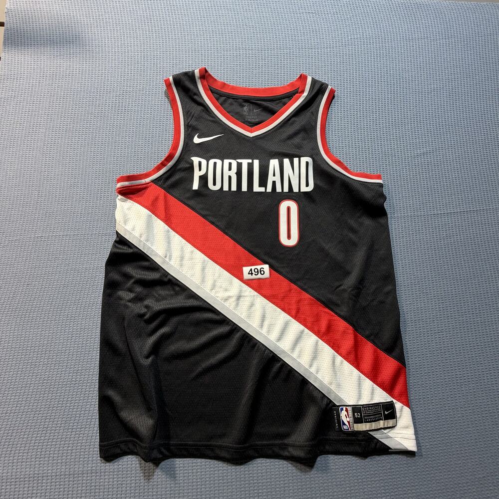 Nike Swoosh Portland Jersey Men Sz XL Black Brand‎ New